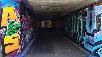 St Margaret's Way underpass in Leicester City Centre