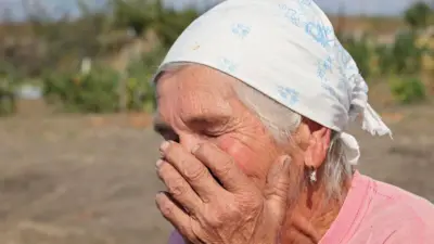 Мешканка українського села після окупації