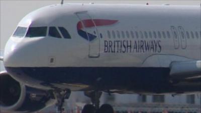 British Airways plane