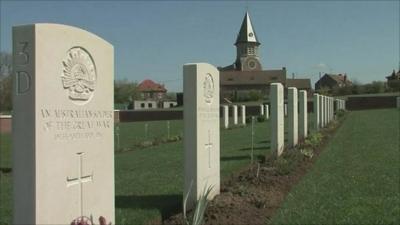 World War I military cemetery