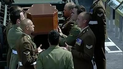 Ceremony in Fromelles