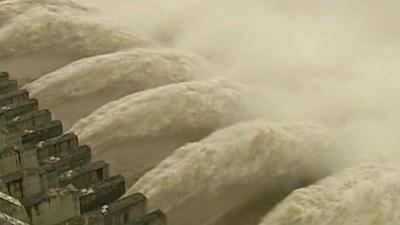 The Three Gorges dam