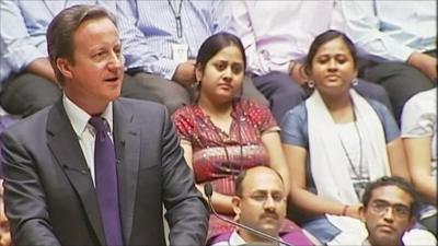 David Cameron speech to Infosys in Bangalore