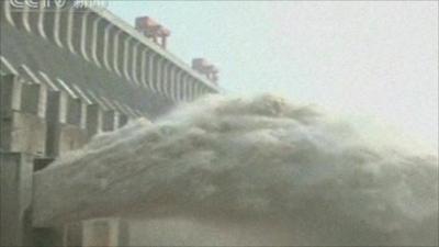 Three Gorges Dam in Yichang, China