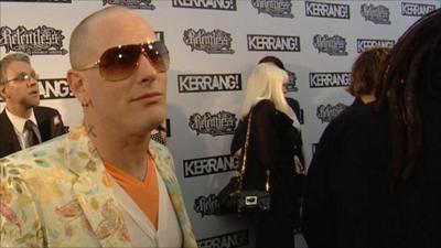 Corey Taylor at the Kerrang! Awards