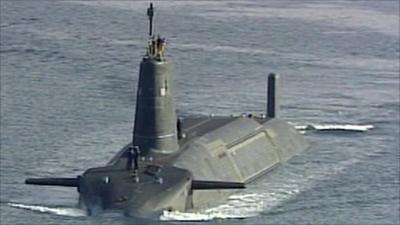 A Trident submarine