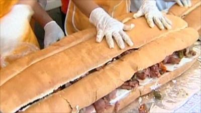 ''Torta'' being made in Mexico