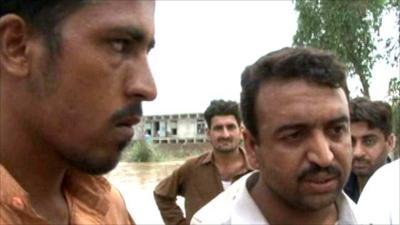 Flooding victims in Pakistan