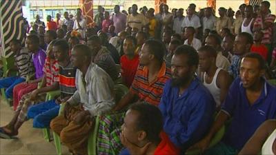 Dozens of suspected pirates awaiting trial