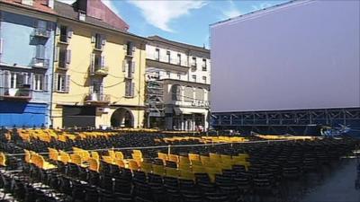 The big screen at the Locarno film festival