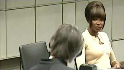 Naomi Campbell in court