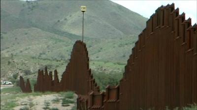 Fence at US-Mexico border