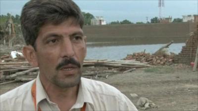 Malik Amir Khan, who has lost everything in the flood