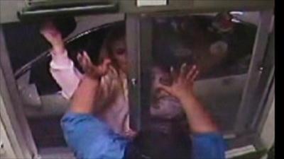 surveillance video for alleged attack