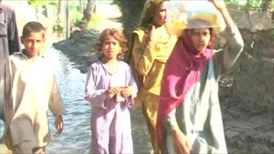 Pakistan flood victims