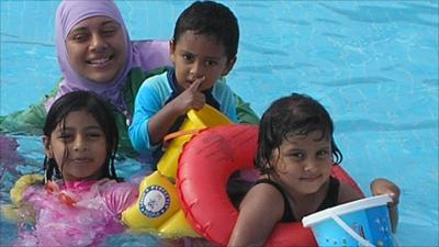 Family on a halal holiday