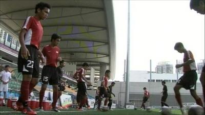 Singapore's Youth Olympics football team