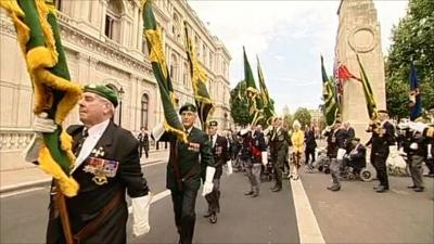 Veterans at service in London