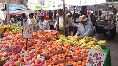 Market food stall