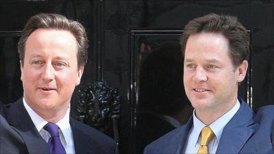 David Cameron and Nick Clegg