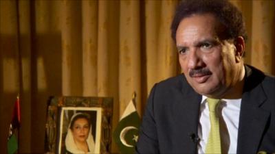 Pakistan Interior Minister Rehman Malik