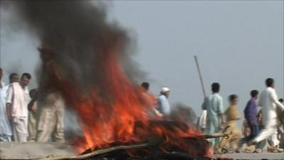 Protest over electricity in Pakistan