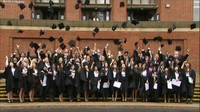 Students celebrate graduation