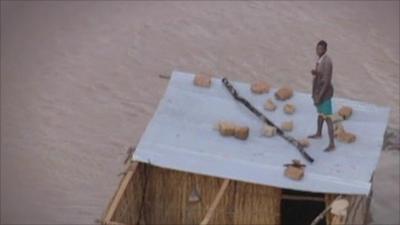 Man trapped by flooding in Mozambique ten years ago