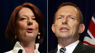 Julia Gillard and Tony Abbott