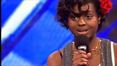 X Factor contestant Gamu Nhengu. The X Factor courtesy of ITV1