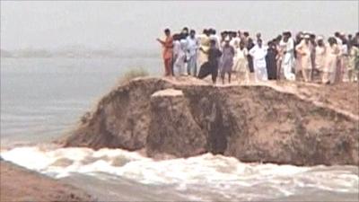 Flooding in southern Pakistan