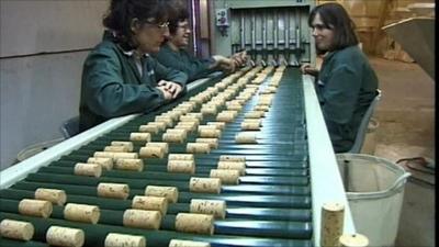 A cork factory