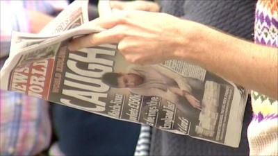 News of the World front page