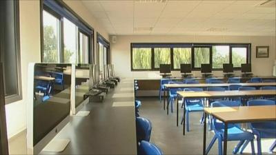 Classroom interior