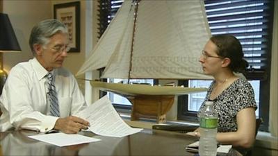 A job-seeker attends a career-counselling session