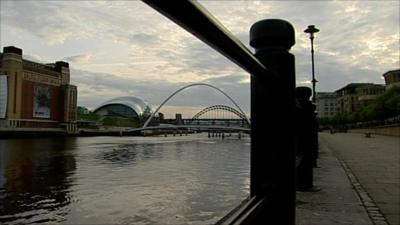 Gateshead city view