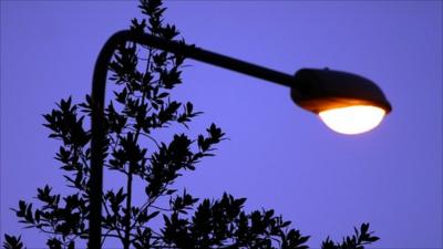 A street light