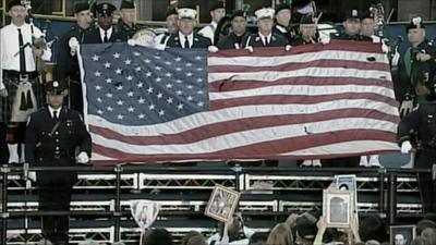 Memorial service at Ground Zero