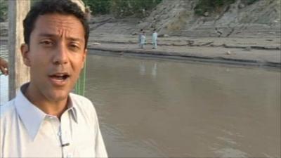 Aleem Maqbool on the Indus in Punjab province