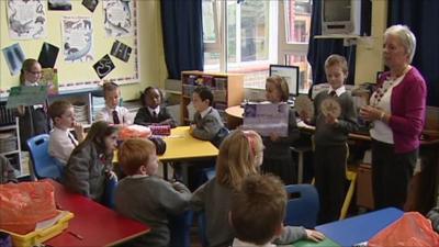 A school lesson in finance in Northern Ireland