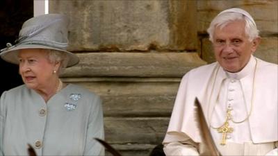 The Queen and Pope Benedict XVI