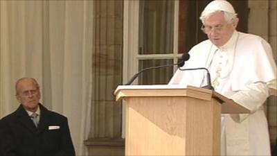 Pope Benedict and the Duke of Edinburgh