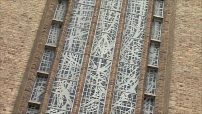 Chapel window, St Mary's University College