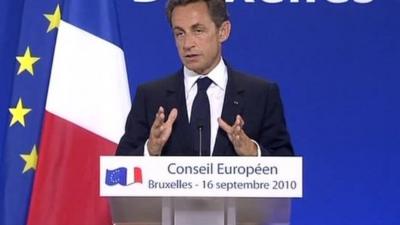 French President Nicolas Sarkozy