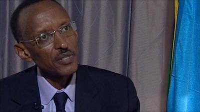 Rwandan President Paul Kagame