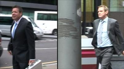 Nigel Woodforth and Ricky Gage