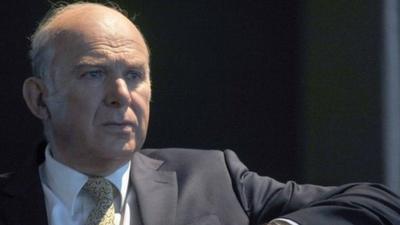 Business Secretary Vince Cable