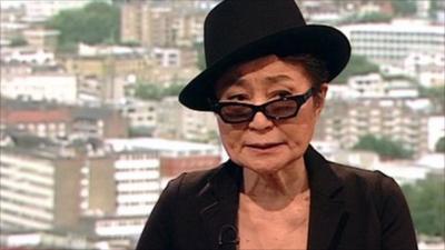 Yoko Ono on the Andrew Marr Show