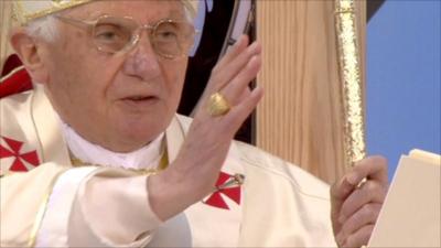 The Pope declares Cardinal Newman ''blessed''