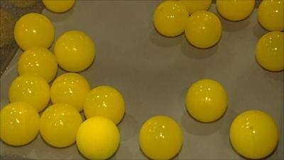 Yellow balls